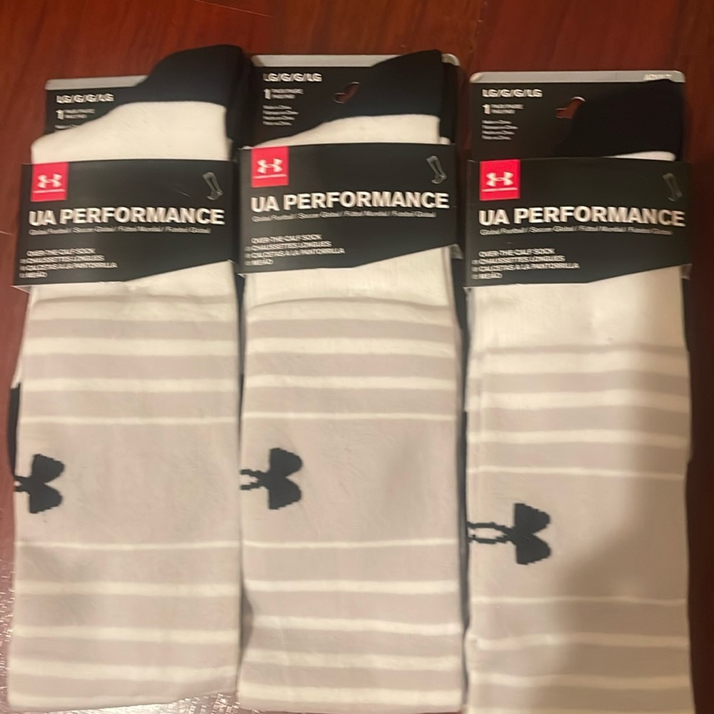 Under Armour over the calf socks